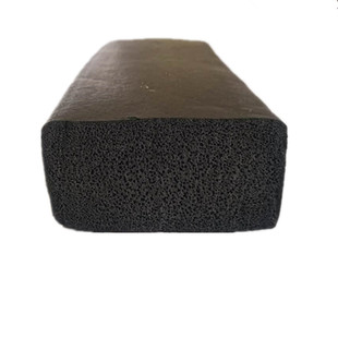 三元乙丙橡胶发泡密封条EPDM扁方胶条电机柜箱船舶防撞减震缓冲条