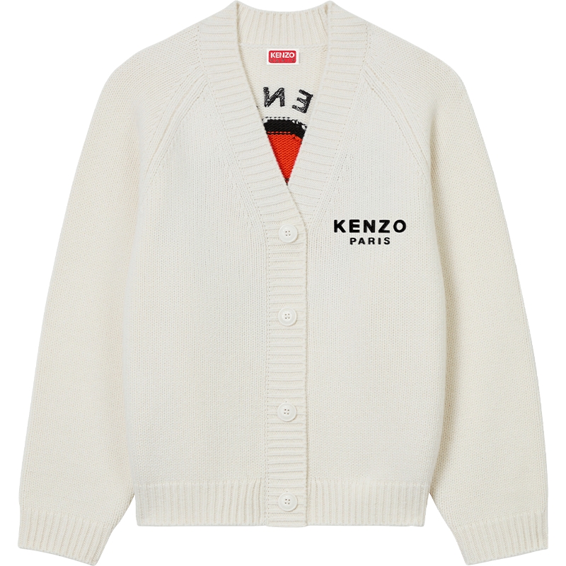 KENZO  25春夏新品 POP BOKE 波普海棠花女士针织开衫