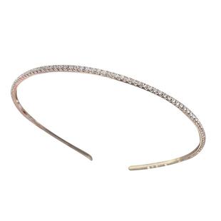 极细水钻发箍女款2025新款夏季发卡高级感不勒头防滑发捆发窟头饰