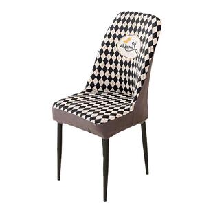 弧形椅子套罩2025新款弹力一体全包保护套四季通用轻奢餐桌座椅套