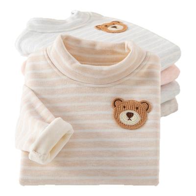 宝宝加绒打底衫儿童内搭保暖上衣