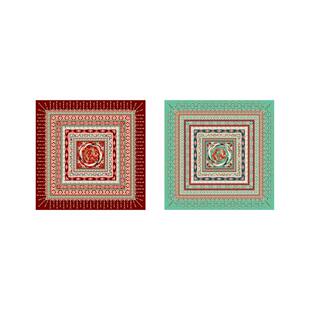 敦煌研究院 藻井羊绒围巾 敦煌文创丝巾实用礼物羊绒披肩中国风