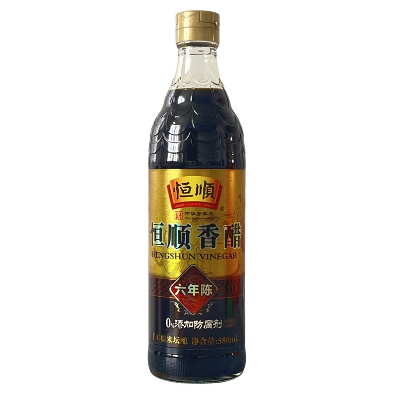 恒顺六年陈酿香醋 凉拌饺子蘸料 家用纯粮酿造陈醋