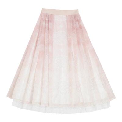 汉尚华莲[棠梨诗]原创国风汉元素天丝改良圆领对襟衫马面裙套装