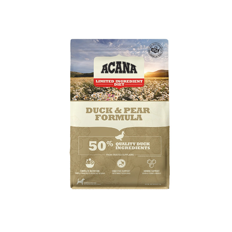 ACANA爱肯拿鸭肉梨狗粮成幼犬6kg