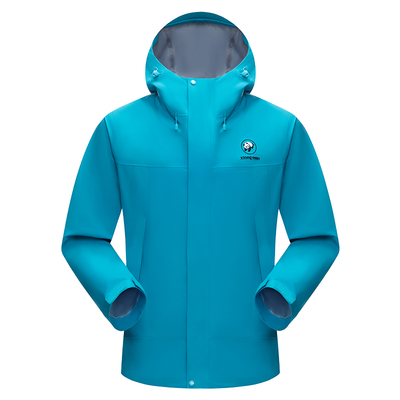 骆驼熊猫单层冲锋衣女外套2026春季新款户外无氟防水防风登山服男