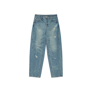 UOOYAA/乌丫2026春季新款立体扭骨牛仔裤