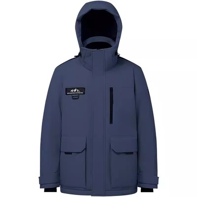 波司登极寒加厚男士中长款鹅绒服