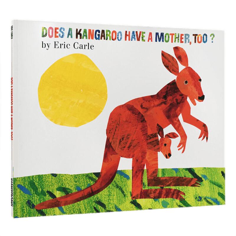 正版英文原版绘本Does a Kangaroo Have a Mother, Too?袋鼠也有妈妈吗?艾瑞卡尔绘本幼儿童原版英语纸板书 eric carle英文绘本