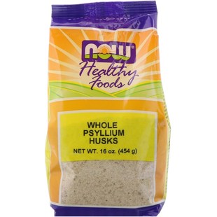 美国原装Now Foods 洋车前子壳粉膳食纤维 减重塑身 生酮饮食454g