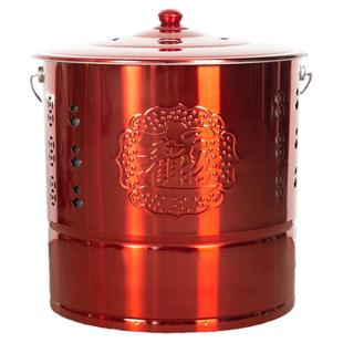 不锈钢烧纸桶家用室内烧纸钱桶元宝烧金桶烧经化宝盆焚烧桶焚化炉