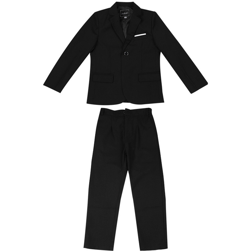 儿童西装套装男童西服花童礼服潮钢琴演出服春秋小主持人婚礼英伦