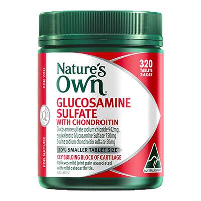 澳洲直邮Nature's Own氨糖软骨素中老年成人养护关节宝维骨力硫酸