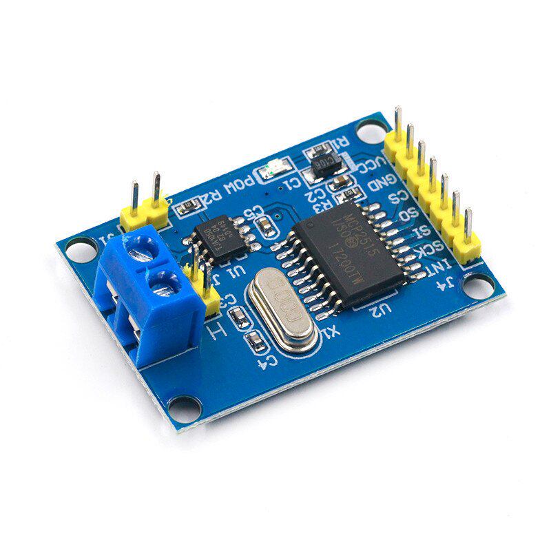 MCP2515 CAN总线模块 TJA1050接收器 SPI协议 51单片机程序例程