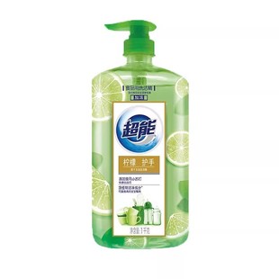 超能柠檬清香护手洗洁精多规格瓶装红柚薄荷厨房餐具净去油污洗涤