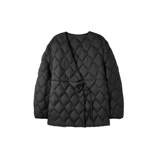 U/TI新中式盘扣羽绒服女设计感保暖云感蓬松外套尤缇2025冬季新款