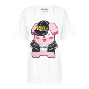 莫斯奇诺卡通短袖moschino印花
