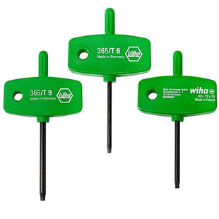 进口德国威汉wiha365 T6T7T8T9T10T15T20旗型钥匙型T型梅花扳手