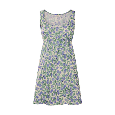 柔软纯棉贡缎睡衣全棉睡裙女夏