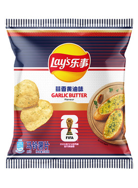 乐事薯片蒜香黄油味135克