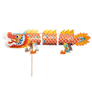 新年春节元宵马年非遗舞龙飞天灯笼手工diy制作材料包儿童金鱼灯