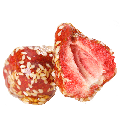 二两猫冻干草莓冰糖葫芦