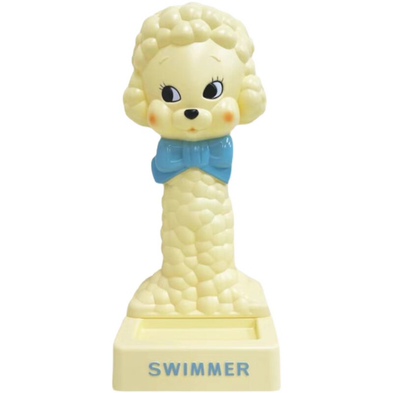 可爱卡通swimmer少女心ins风昭和风猫咪小狗帽托帽架房间装饰摆件