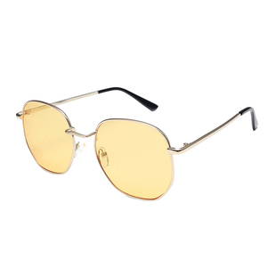 vcruan阿希哥街拍墨镜女复古小脸凹造型高级网红ins偏光太阳镜男