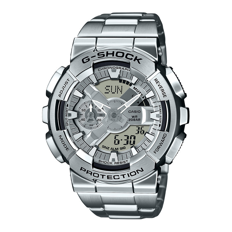卡西欧GSHOCK金属小钢炮手表