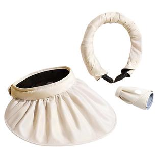 防晒帽女夏季防紫外线空顶遮阳帽太阳帽子大檐遮脸可折叠贝壳夏天