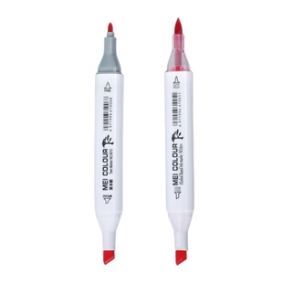 美卡勒马克笔油性软头双头硬头学生动漫手绘服装设计美术专用套装