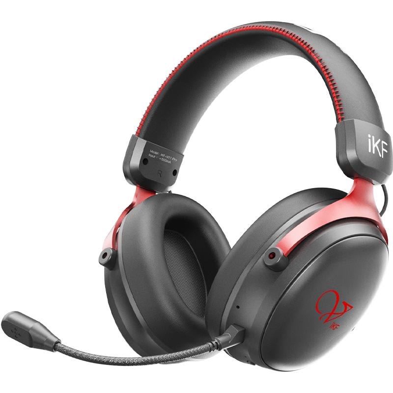 iKF V11 Pro四模電競耳機(jī)頭戴式2.4g藍(lán)牙無線電腦耳麥7.1游戲FPS