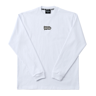 280g重磅 bboy宽松 纯色t恤街舞嘻哈打底 小领加袋长袖 说唱滑板