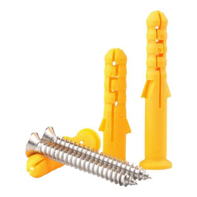 CLBMEYS塑料膨胀螺丝管胀栓锚栓涨钉螺丝钉胀塞胶塞小黄鱼美固钉