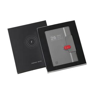 卡杰2026年精装日程本两天一页日计划本高档商务企业定制笔记本子高颜值工作日志记事办公手账搭扣手帐日记本