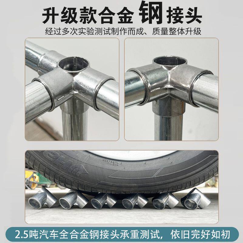 简易衣柜合金接头钢架加粗加厚布衣柜出租房专用组装收纳衣橱L4