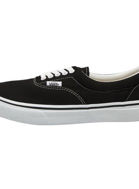 Vans Era系列 舒适百搭 低帮 经典板鞋 男女同款 黑白色465019