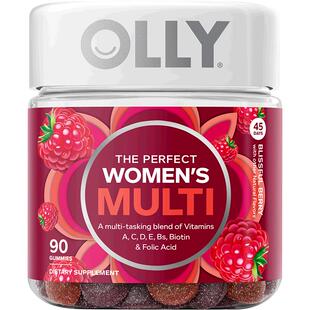 美国OLLY女士复合综合维生素软糖女性免疫力增强抵抗力钾元素女维