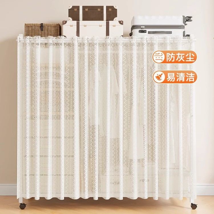 衣柜家用卧室2023爆款自由组合金属衣柜简易组装衣橱多层 置物架