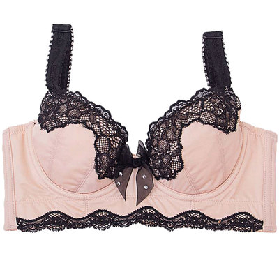 收副乳大码光面上托调整型文胸