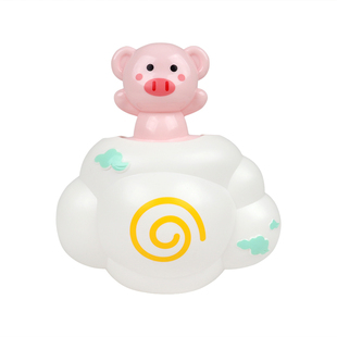 洗澡玩具云朵小黄鸭雨云婴儿宝宝洗澡浴盆戏水玩具男女孩游泳乌龟