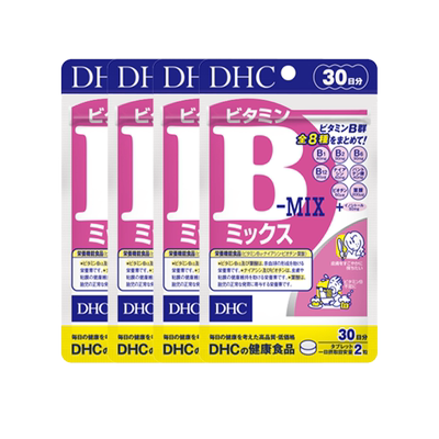 【自营】日本进口DHC维生素复合B族含维c肌醇生物素多种VB60粒*4