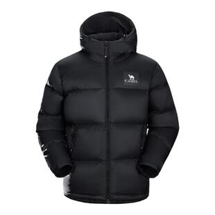 骆驼黑钻5PLUS女装羽绒服加厚2025冬季保暖连帽面包服羽绒外套男