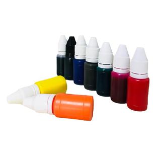 光敏印章油红色黑色蓝色光明印油儿童按压式签字章签名章公张专用红章人名章儿童盖章图章紫色黄色橙色