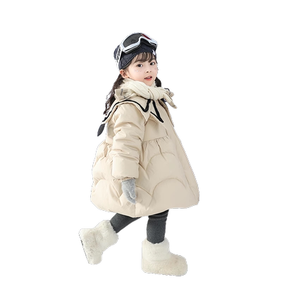 gladdybear中长款女宝宝羽绒服