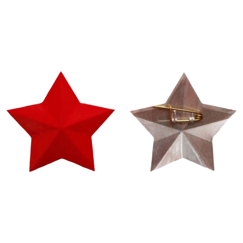 金色黄色红色五角星帽徽镰刀五角星徽章麦穗领花广场舞金属帽徽