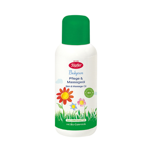 Topfer特福芬有机婴儿新生儿抚触油沐浴按摩油宝宝天然敏感肌