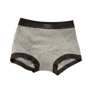 莫妮朵格雷纯棉内裤女2026新款桑蚕丝加长裆亲肤中高腰包臀平角裤