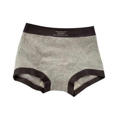 莫妮朵纯棉内裤女桑蚕丝裆平角裤