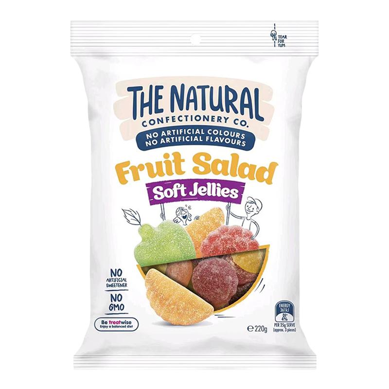小肚腩澳洲代购the natural水果沙拉素食蛇形酸酸水果奶昔软糖